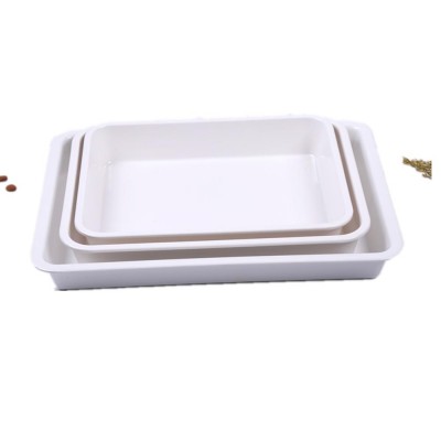 13 Inch Rectangle Custom Printed Melamine fast Food Serving Tray